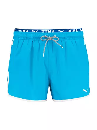 PUMA | Short de bain Track pour hommes | hellblau